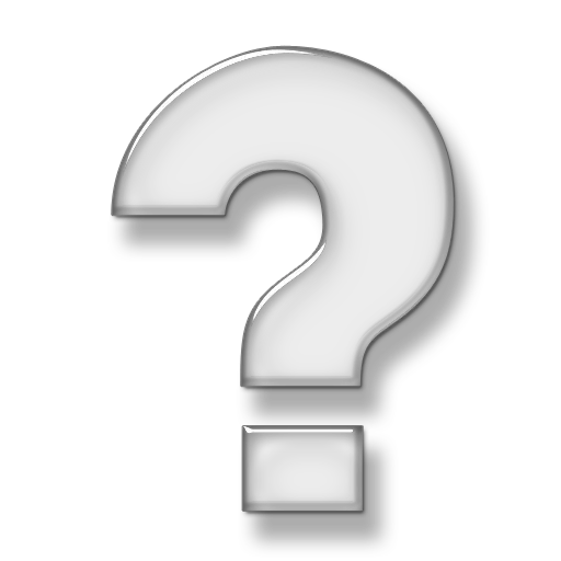 White Question Mark Png Transparent