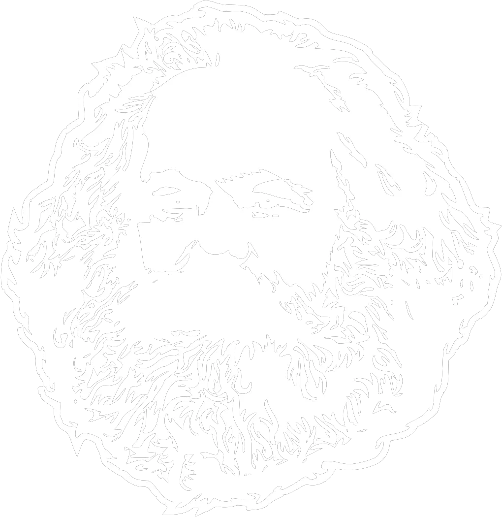 Karl Marx Monochromatic White International Day Logo White Png Karl Marx Png