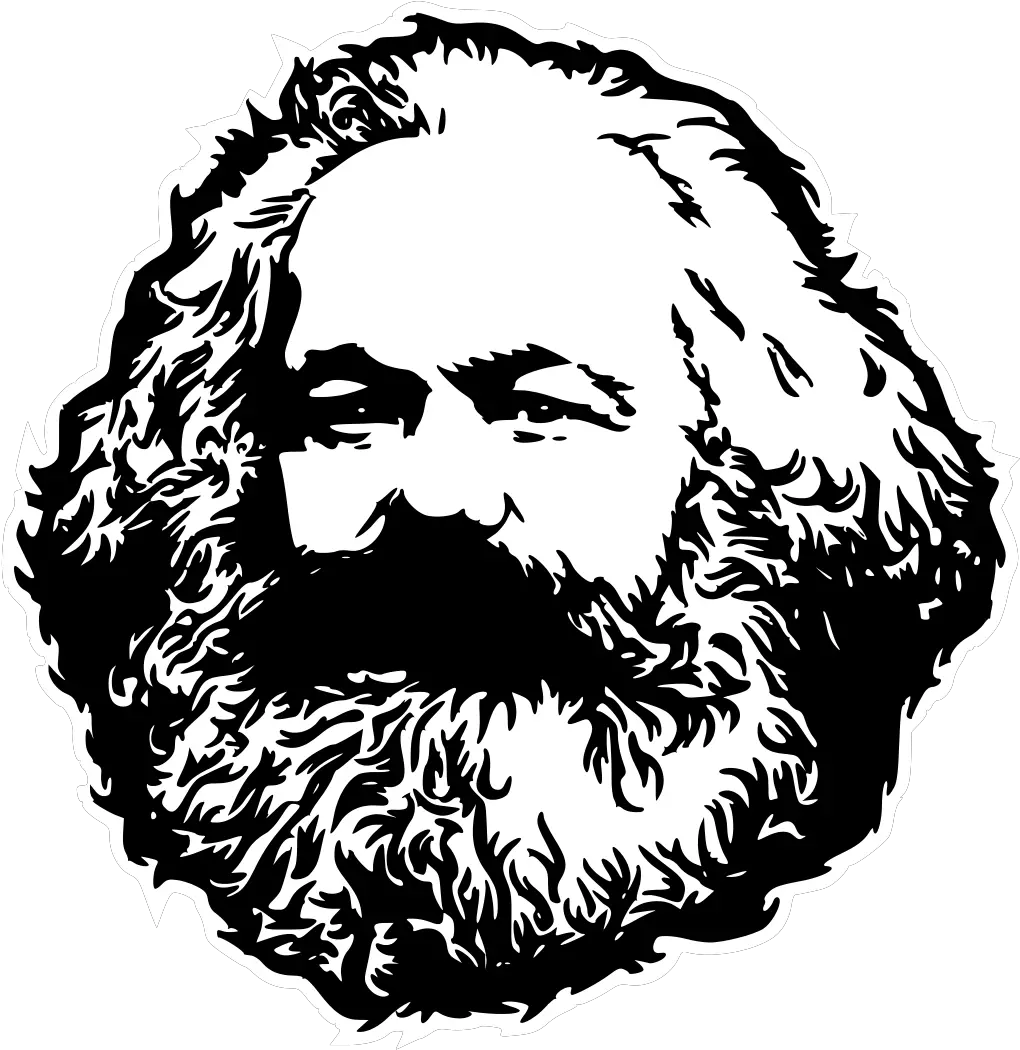 Karl Marx Monochromatic Karl Marx Art Png Karl Marx Png