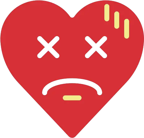 Dead Emoji Emotion Heart Kill Icon Heart Png Dead Emoji Png