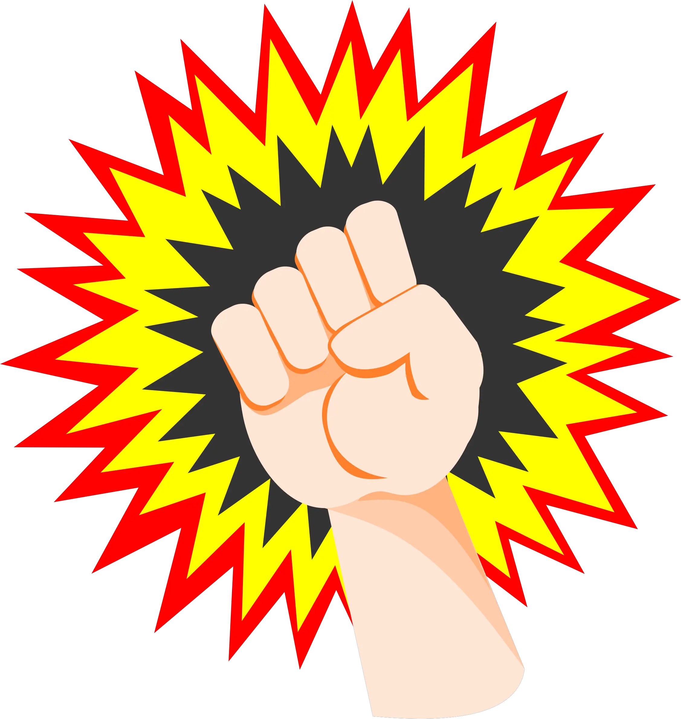 Fist Hand Strength Cartoon Transparent Fist Png Strength Png