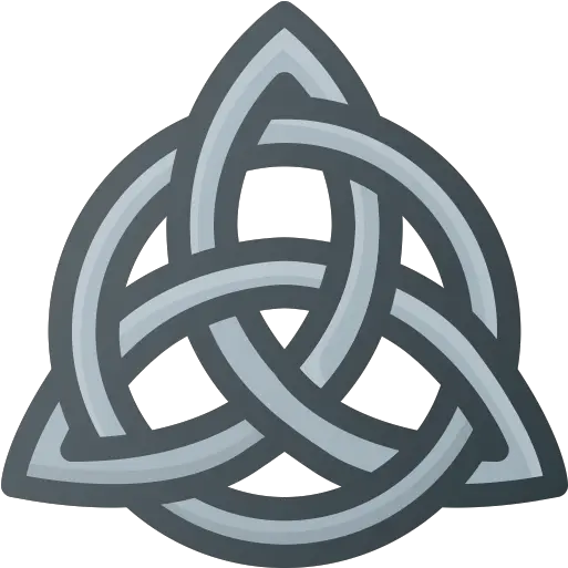 Celtic Knot Trinity Triquetra Icon Triple Goddess Celtic Knot Png Celtic Cross Png