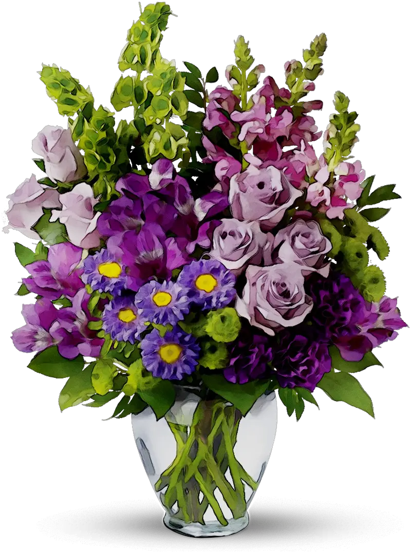 Download Cut Gift Bouquet Vase Flower Flowers Clipart Png Basket Free Pictures Of Flower Bouquets Bouquet Of Flowers Png