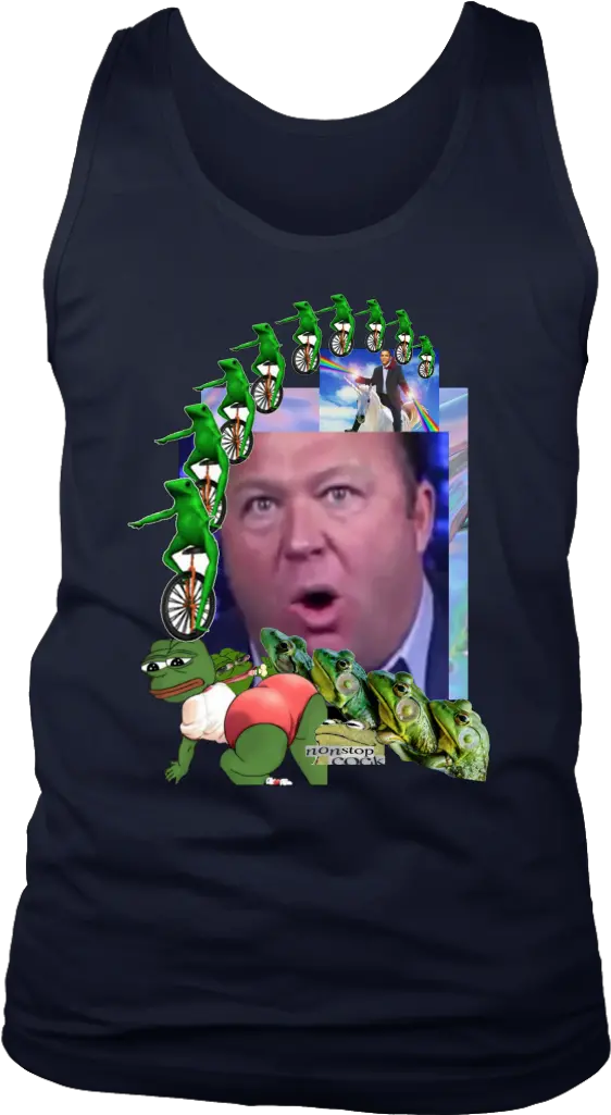 Alex Jones Gay Frogs Mens Tank U2013 Meme Cuisine Png Magikarp Icon