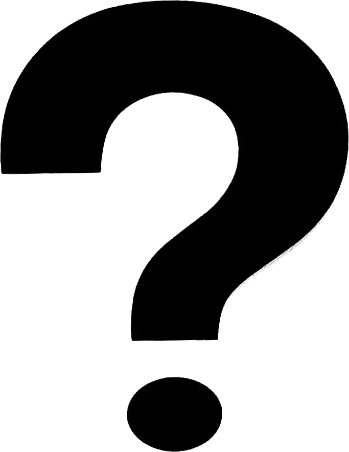 Black Question Mark Png