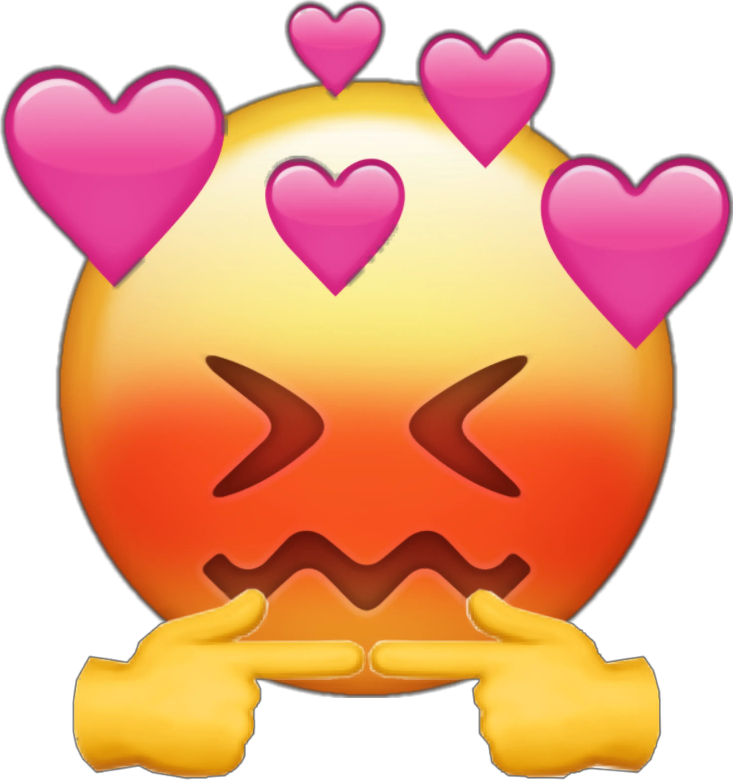 Shy Blush Blushing Popular Hearts Sticker By Str Png Emoji