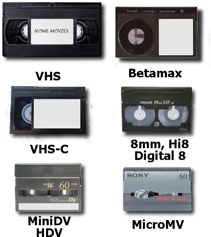 Video Tape To Dvd Types Of Video Cassettes Png Video Tape Png