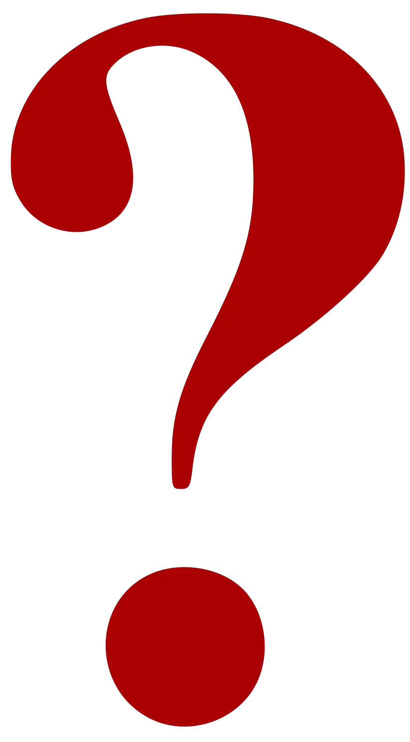 White Question Mark Png