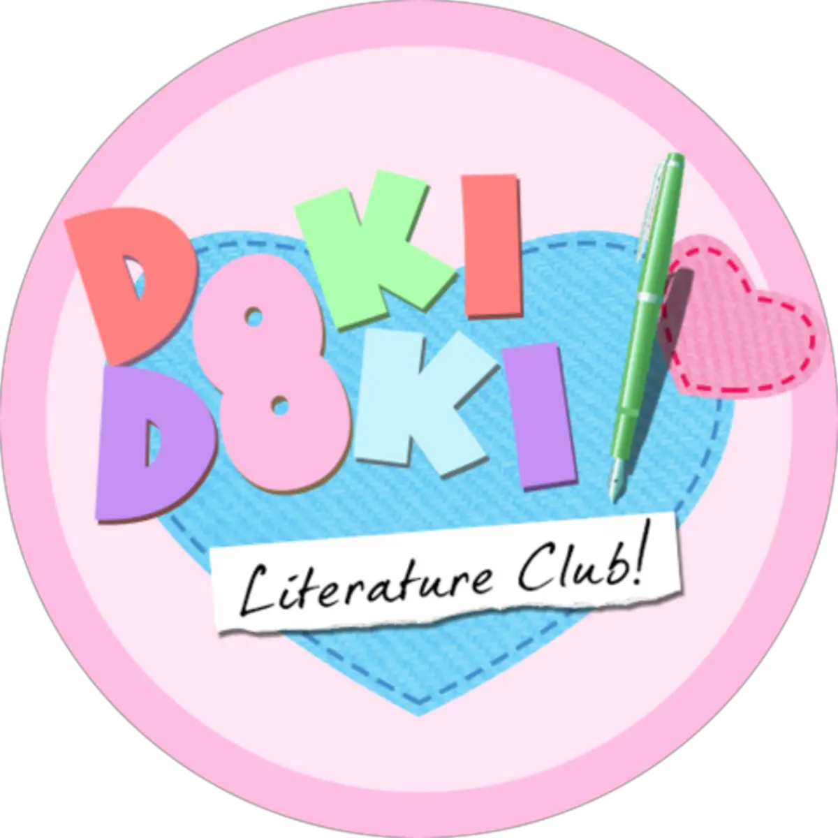 Doki Literature Club Logo Doki Doki Literature Club Logo Png Doki Doki Literature Club Logo Png