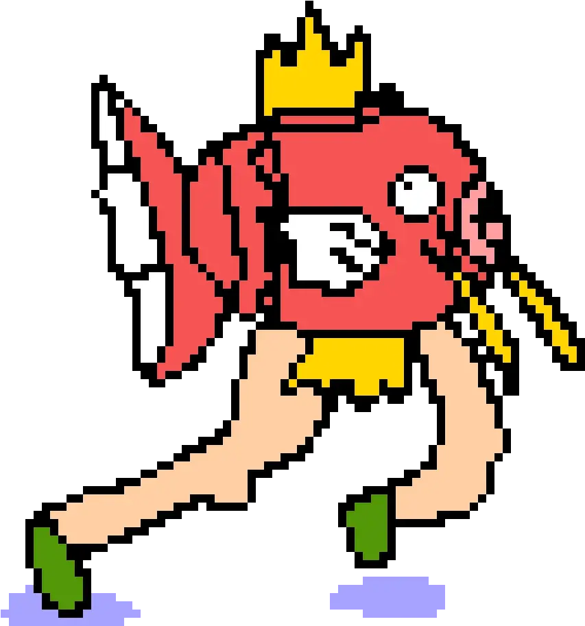 Pixilart Magikarp With Legs By Notmotivated Cartoon Png Magikarp Png