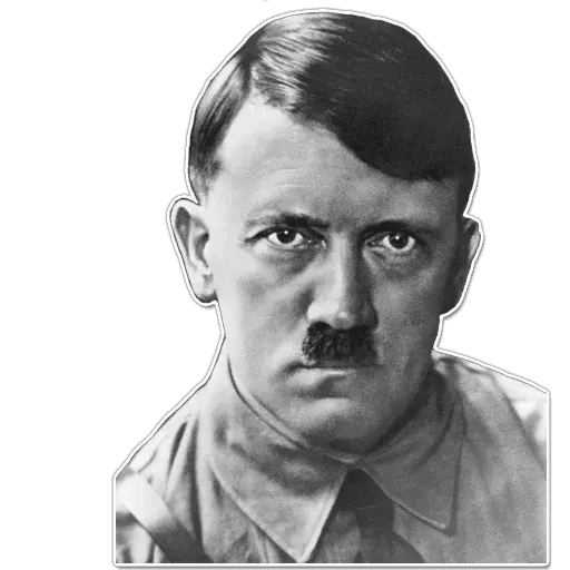 Transparent Hitler Black And White Adolf Hitler No Background Png Hitler Transparent Background