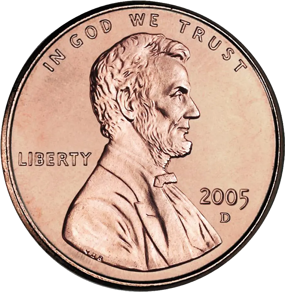 2005 Penny Obv Unc D Penny Png Penny Png