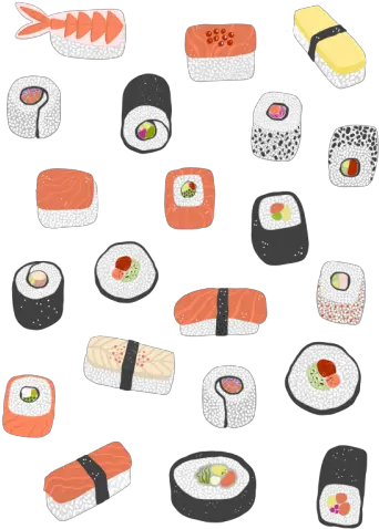 Japanese Embroidery Patterns Yoko Saito Maki Roll Embroidery Png Sushi Transparent Background