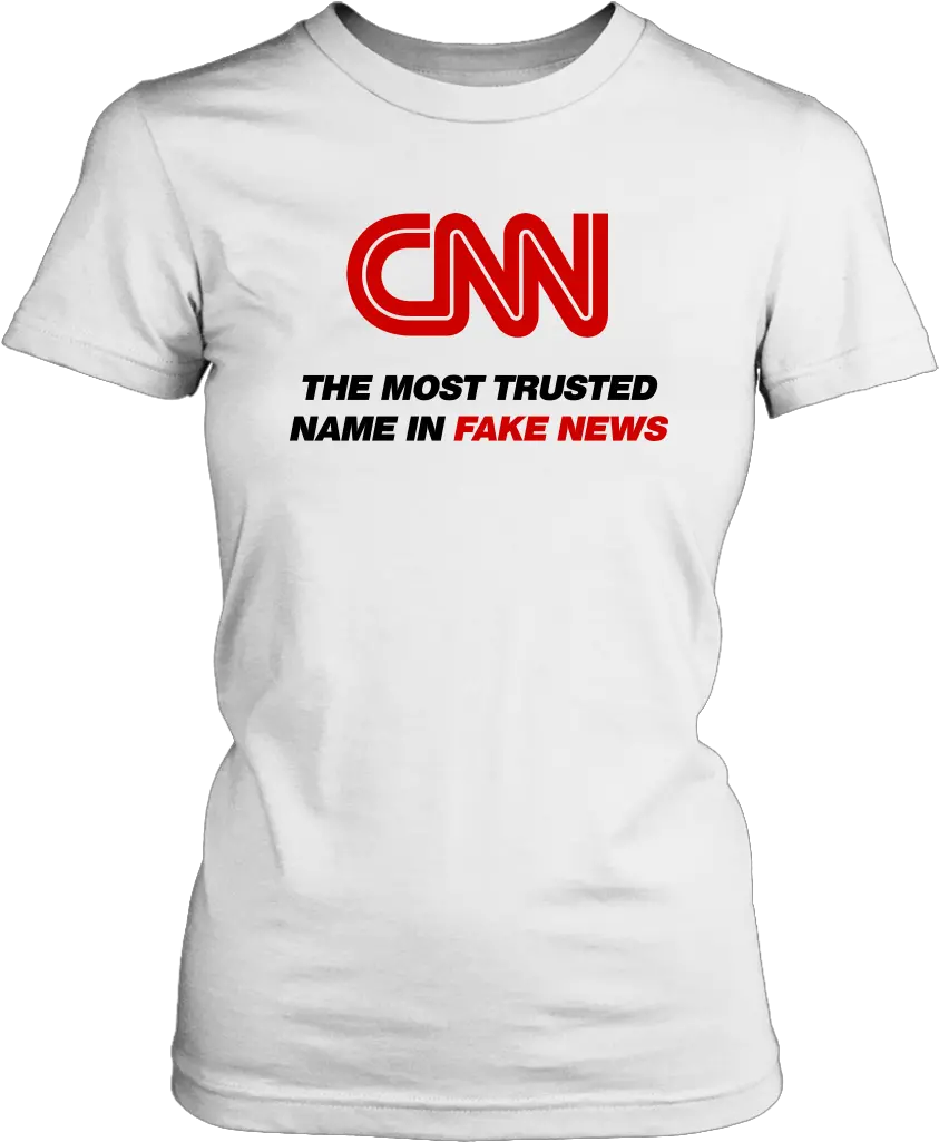 Cnn Fake News Breast Cancer Warrior Tshirt Png Cnn Fake News Logo