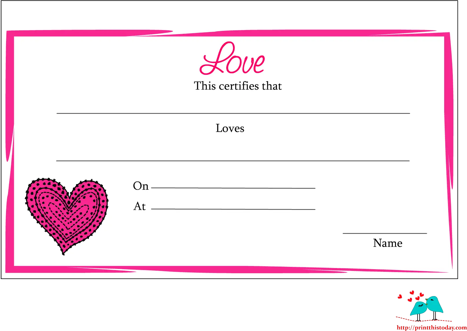 Free Printable Love Certificates Love Certificate For Boyfriend Png Certificate Background Png