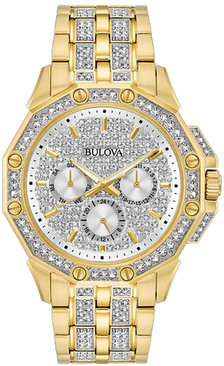 Bulova Gold Diamond Octava Watch Bulova Watch Png 4 Element Diamond Icon