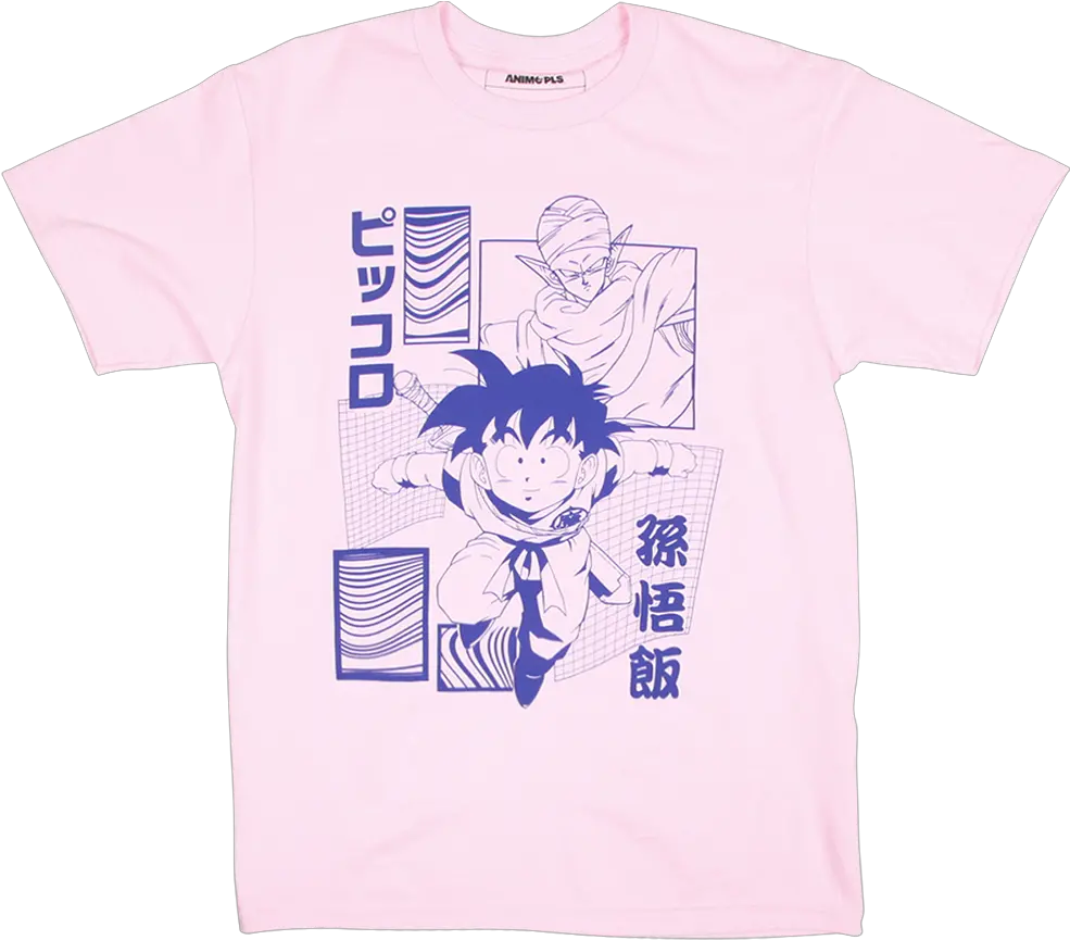 Dragon Ball Z Gohan And Piccolo Pink Tee Cartoon Png Piccolo Transparent