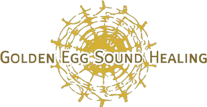 Golden Egg Sound Healing Logo Transparant Background Circle Png Healing Logo