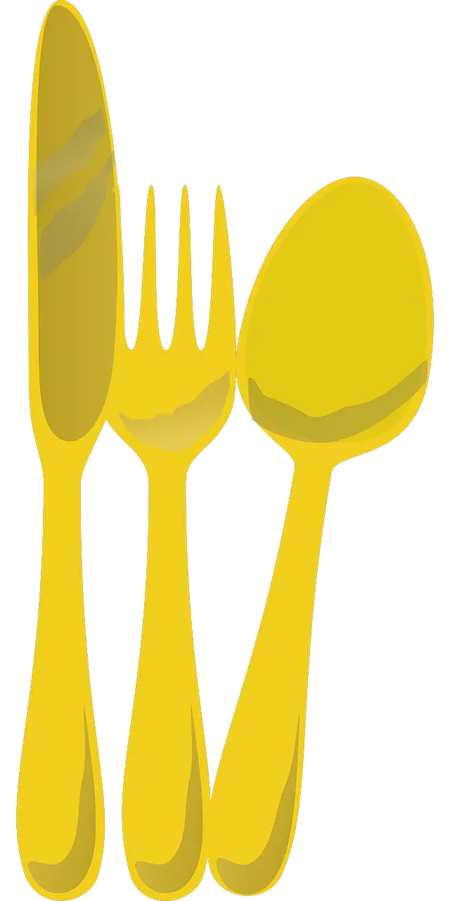 Cutlery Fork Knife Free Vector Graphic On Pixabay Desenho De Talheres Png Spoon And Fork Png