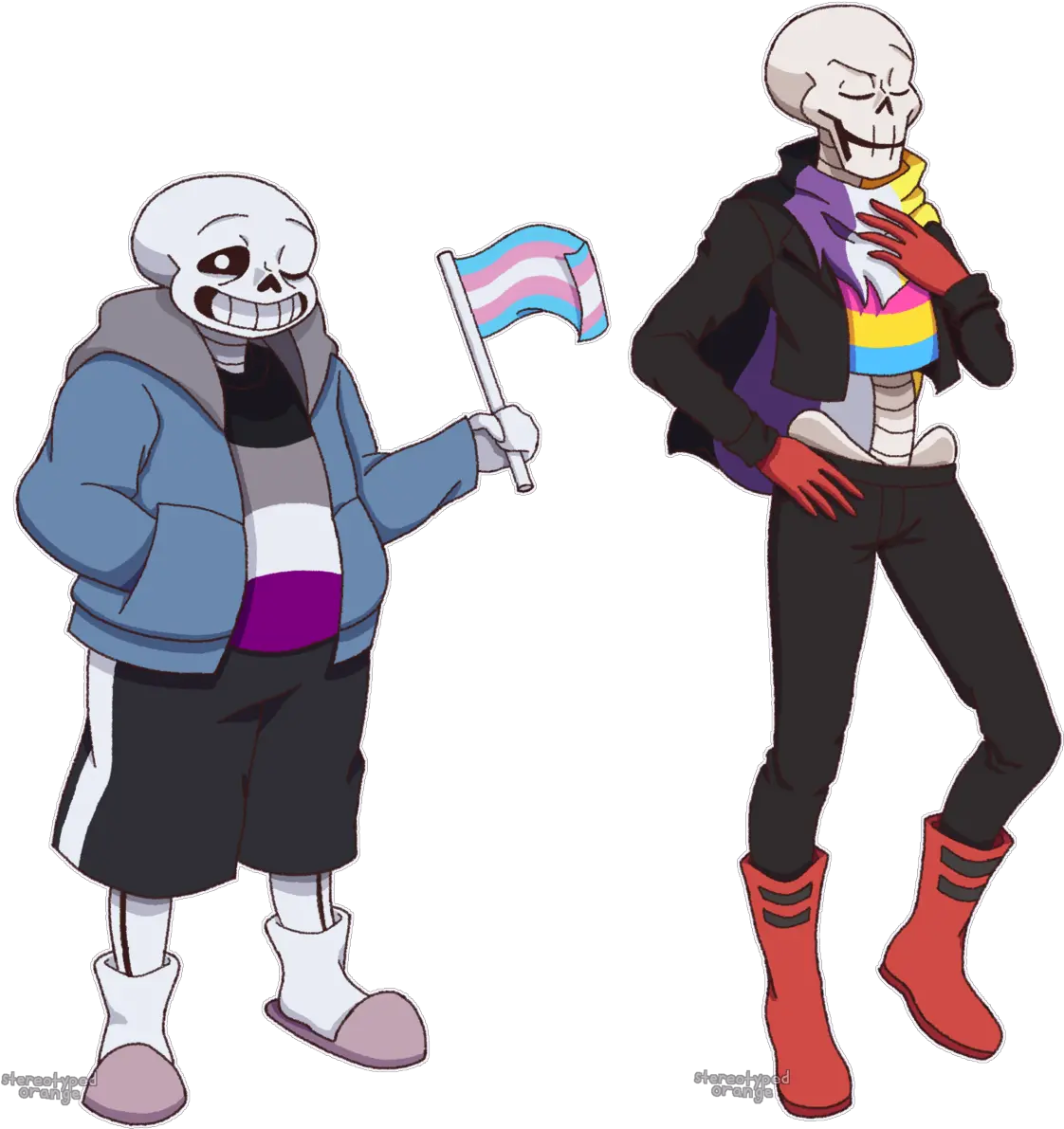 Searching For U0027panromanticu0027 Pride Undertale Png Papyrus Undertale Discord Icon