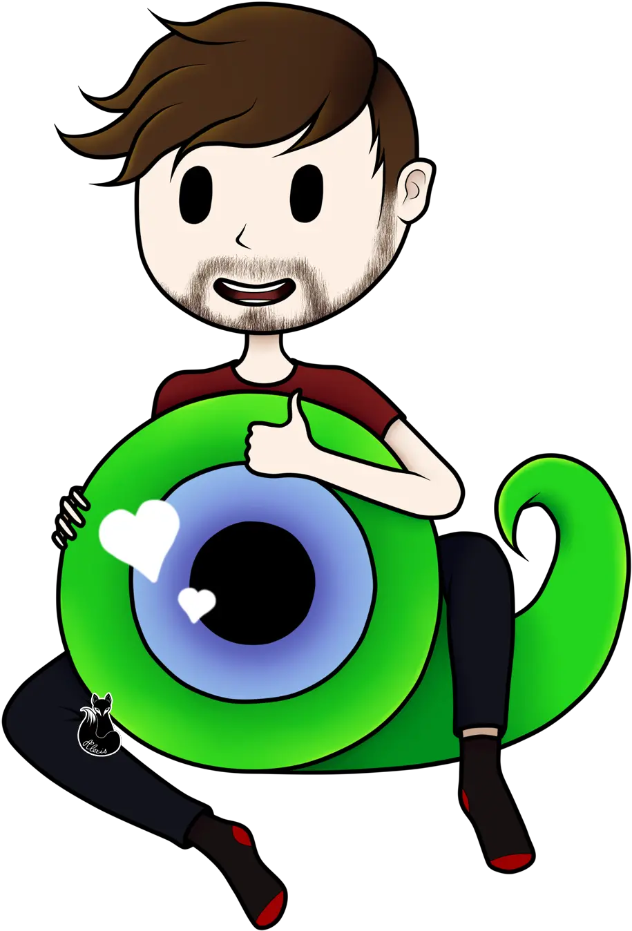 Jackspeticeye Markiplier Septiceye Sam Tiny Box Tim Cartoon Septiceye Fish Png Markiplier Png