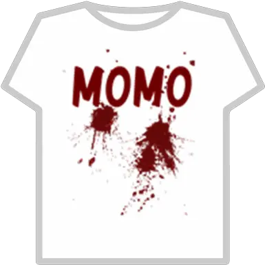 Momo T Shirts Para Roblox Con Sangre Png Momo Png