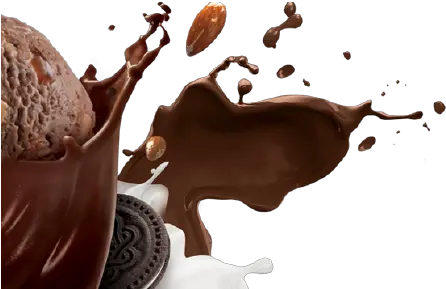 La Cremeria Chocolate Ice Cream Splash Png Chocolate Splash Png