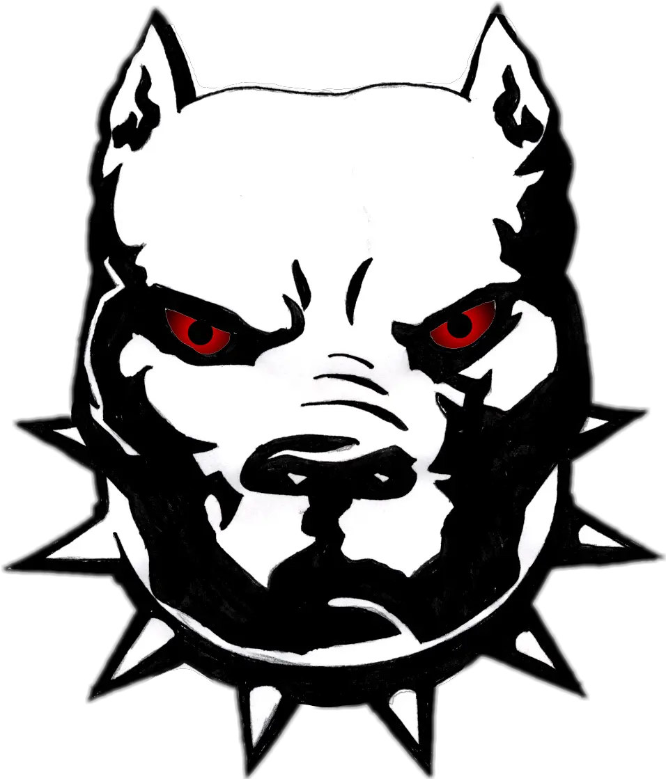 Pitbull Drawing Face Clipart Full Size Clipart 934203 Pitbull Logo Black And White Png Pit Bull Png