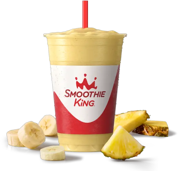 Pure Recharge Pineapple Smoothie King Smoothie King Png Pineapple Transparent