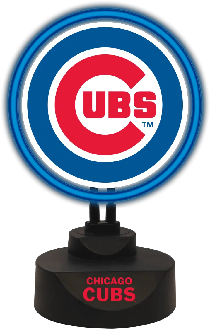 Chicago Cubs Team Logo Neon Chicago Cubs Png Cubs Logo Png