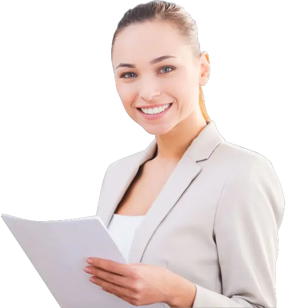 Download Beautiful Smiling Business Woman With Tablet Portable Network Graphics Png Business Woman Png