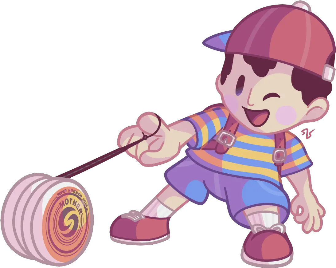 Ness The Psi Powerhouse I Was Really Ness Earthbound Cartoon Png Ness Png