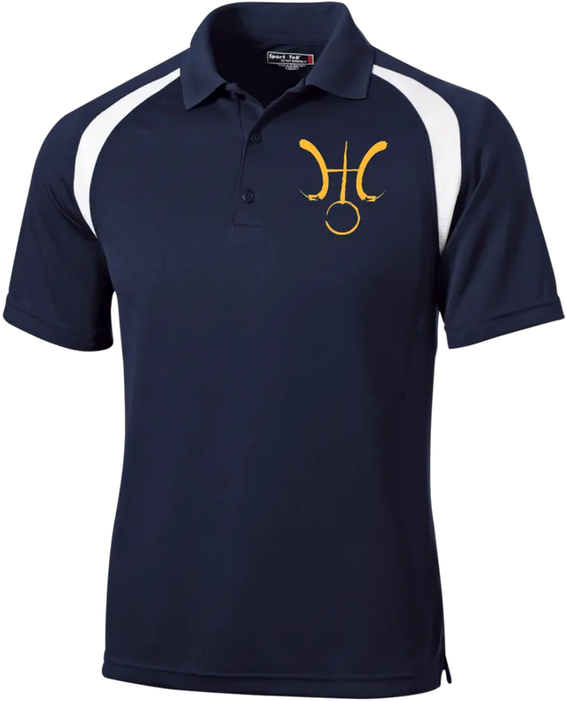 Uranus Symbol Golden Moisture Wicking Golf Shirt U2013 Alkimia Polo Shirt Png Uranus Icon