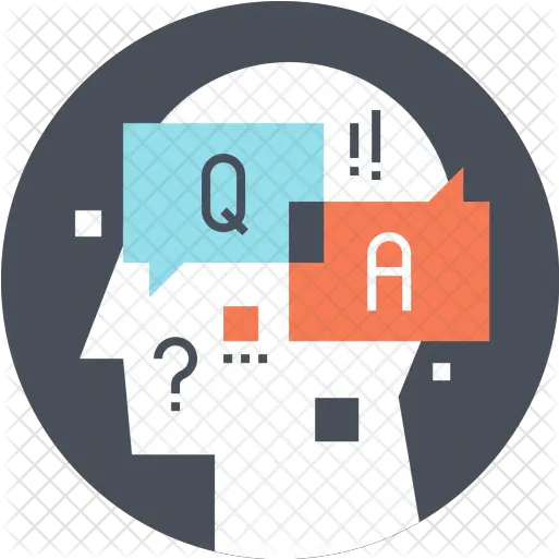 Question Icon Of Flat Style Icon Question And Answers Png Question Icon Png