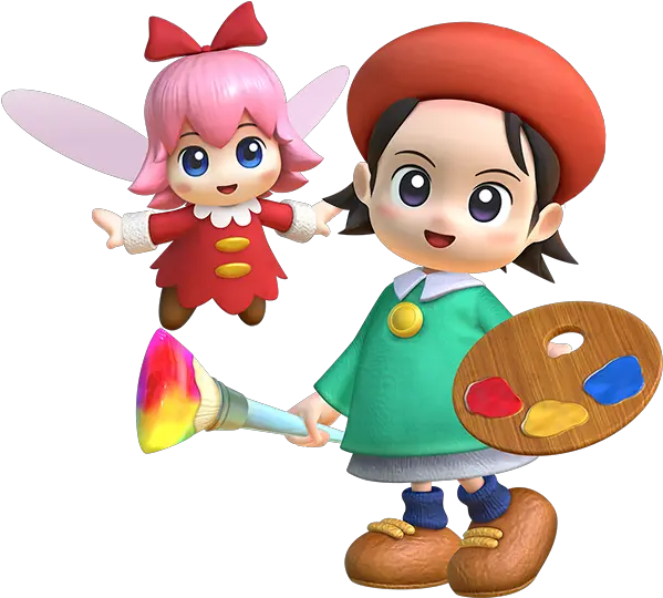 Adeleine The Miracle Painter Chasing Her Dream Of Being A Png Kirby Face