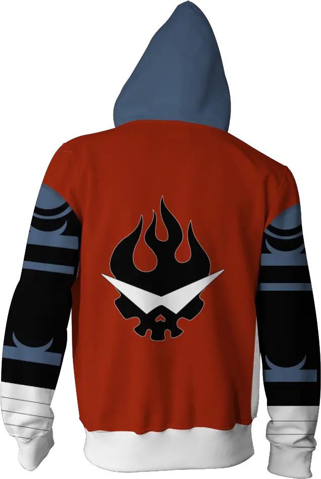 Tengen Toppa Gurren Lagann Kamina Cosplay Zip Up Hoodie Jacket Hooded Png Gurren Lagann Png