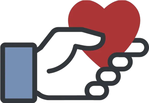 More Ways To Donate Facebook Hand Holding Heart Png Facebook Heart Png