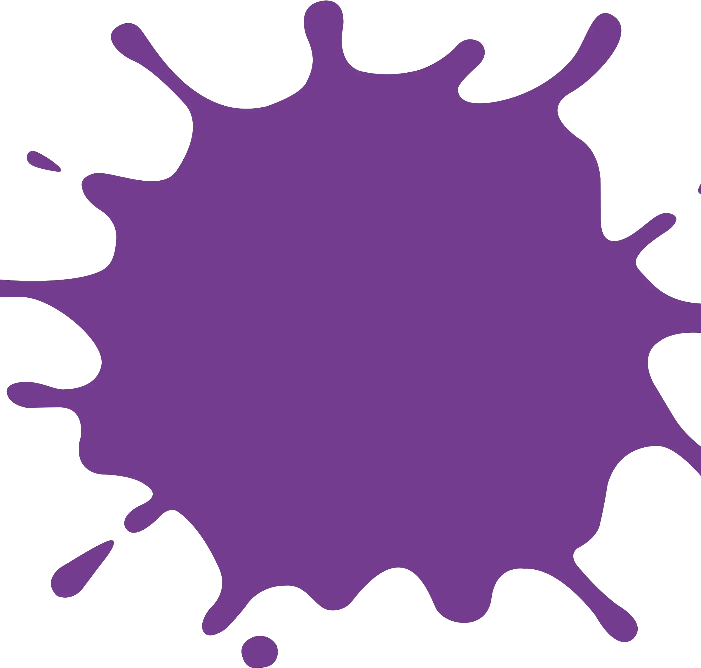 Purple Splat Png Disney Channel And Nickelodeon Splat Png