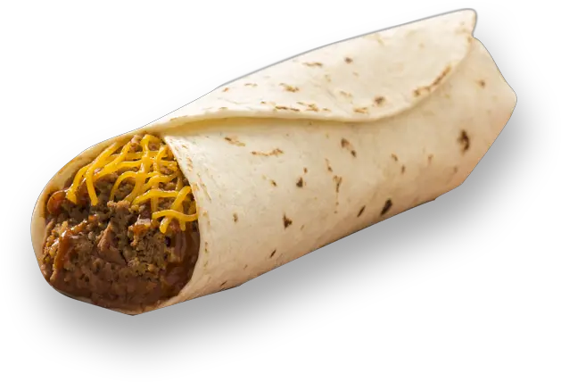 Bean Burrito Taco Villa Bean Burrito Png Burrito Png