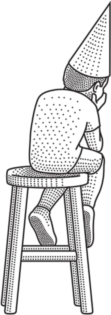 Illustration U2014 Christopher Brian King Chair Png Dunce Cap Png