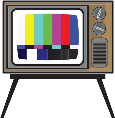 Retro Tv With Test Picture Free Vector Old Tv Clipart Png Retro Tv Png