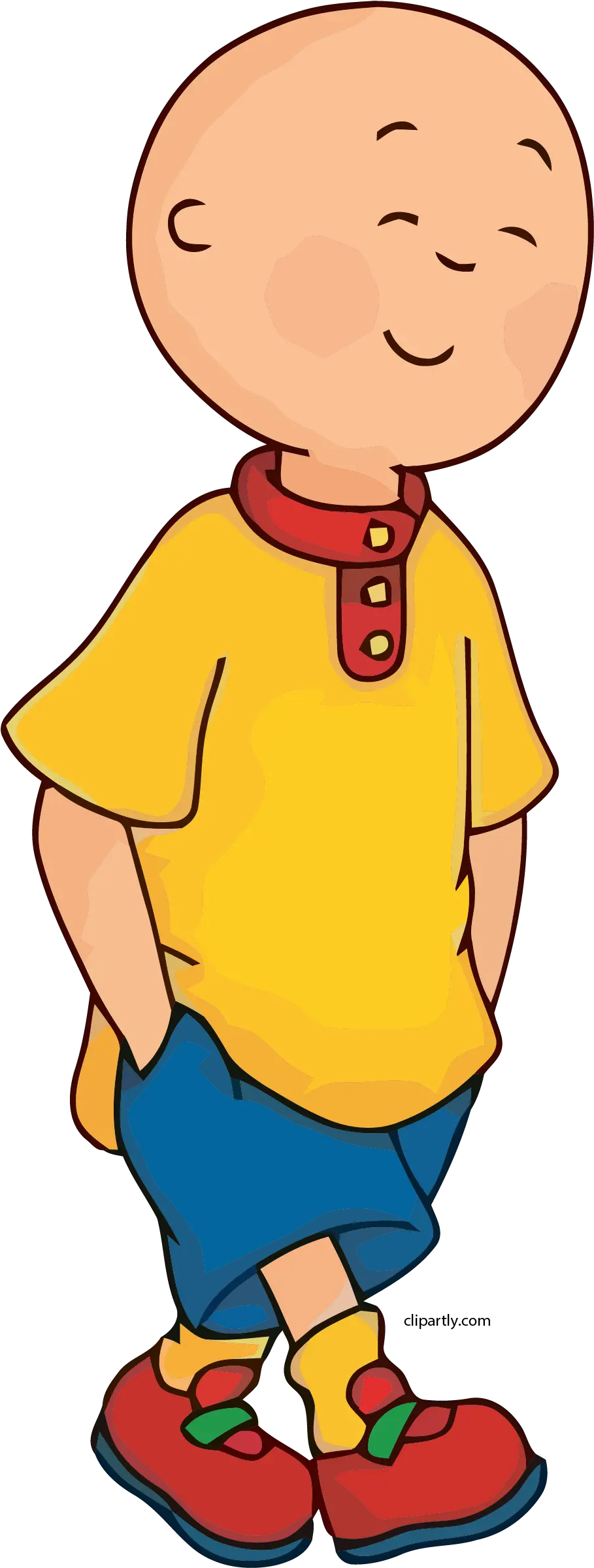 Caillou Happy Clipart Png Body Soul And Spirit Caillou Png