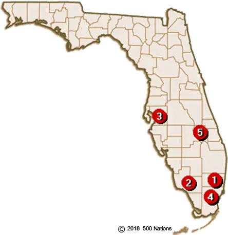 Florida Casinos Casinos In Florida Map Png Florida Map Png