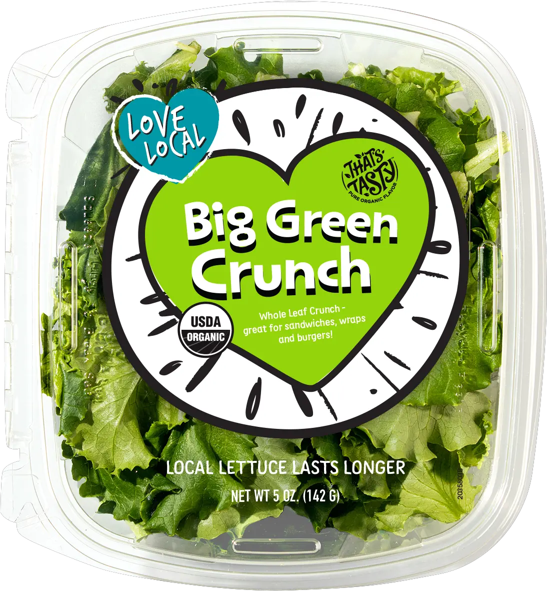 Big Green Crunch Organic Lettuce Superfood Png Lettuce Transparent