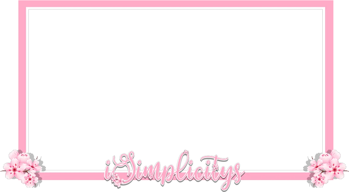 Krisii Denise Stream Overlays Twitch Overlay Flower Png Stream Overlay Png