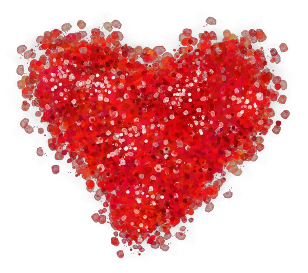 Red Neon Heart Png