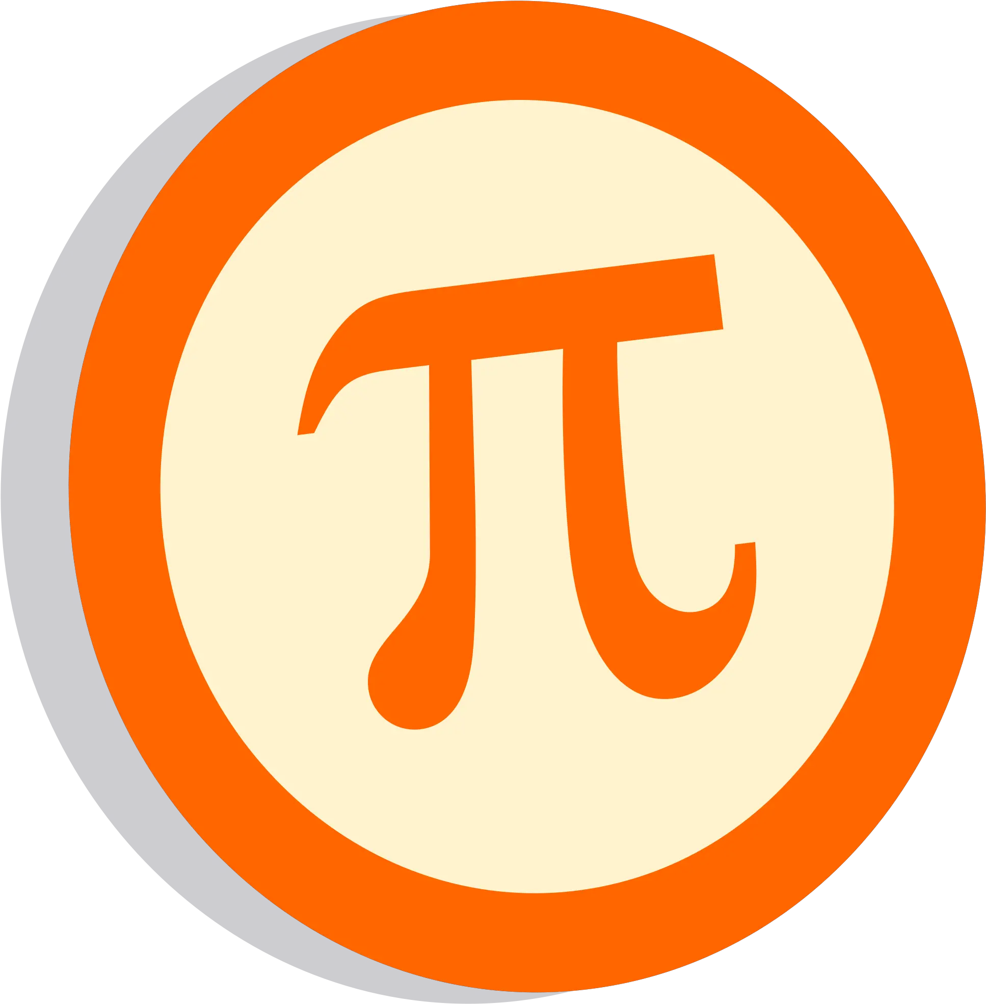 Pi Symbol In A Circle Public Domain Vectors Pi Icon Png Pi Icon