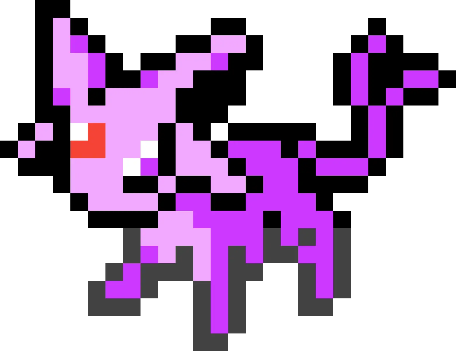 Pixilart Espeon By Arrowjolteon Pixel Art Pokemon Espeon Png Espeon Transparent