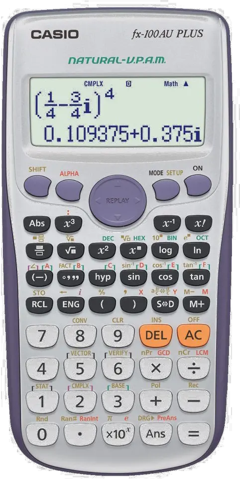 Scientific Calculator Png Transparent Casio Fx 570es Plus Calculator Png