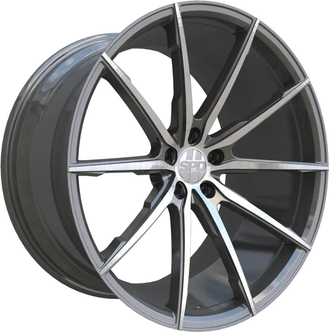 Spd 023 U2013 Gloss Black Machined U2013 Spdline Wheels Rim Png Aza Icon Wheels